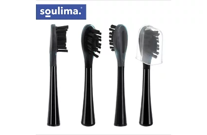 Sonický elektrický zubní kartáček X800 - černý – 90 000 ot./min + 6 hlavic