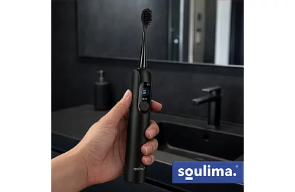 Sonický elektrický zubní kartáček X800 - černý – 90 000 ot./min + 6 hlavic