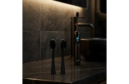 Sonický elektrický zubní kartáček X800 - černý – 90 000 ot./min + 6 hlavic