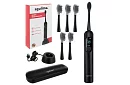 Sonický elektrický zubní kartáček X800 - černý – 90 000 ot./min + 6 hlavic