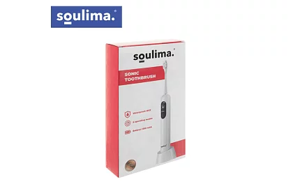 Sonický elektrický zubní kartáček X800 – bílý – 90 000 ot./min + 6 hlavic