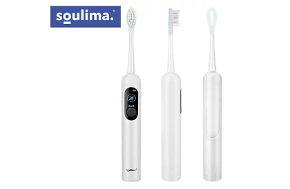 Sonický elektrický zubní kartáček X800 – bílý – 90 000 ot./min + 6 hlavic