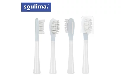 Sonický elektrický zubní kartáček X800 – bílý – 90 000 ot./min + 6 hlavic