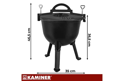 Litinový smaltovaný kotlík 10 litrů