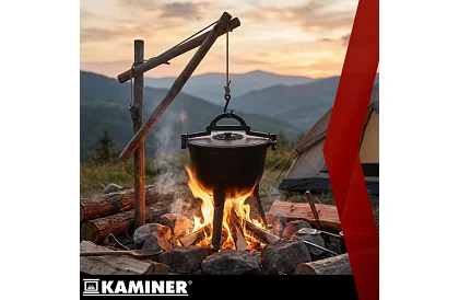 Litinový smaltovaný kotlík 10 litrů