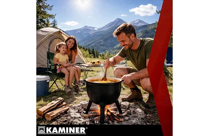 Litinový smaltovaný kotlík 10 litrů