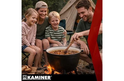 Litinový smaltovaný kotlík 10 litrů