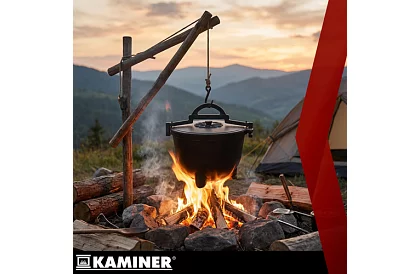 Litinový smaltovaný kotlík 10 litrů