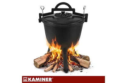 Litinový smaltovaný kotlík 8 litrů