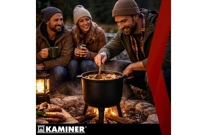 Litinový smaltovaný kotlík 8 litrů