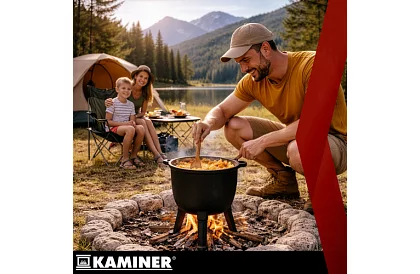 Litinový smaltovaný kotlík 8 litrů