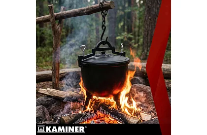 Litinový smaltovaný kotlík 8 litrů