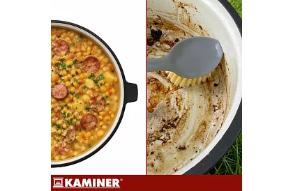 Litinový smaltovaný kotlík 8 litrů