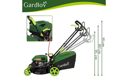Benzínová sekačka DriveX 149 cm³ - 2,3 kW, 406 mm, 50l koš