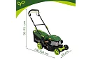 Benzínová sekačka DriveX 149 cm³ - 2,3 kW, 406 mm, 50l koš