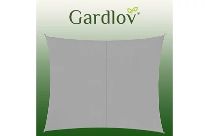 Stínící sluneční plachta 3 × 2 m – Šedá