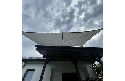 Stínící sluneční plachta 3 × 2 m – Šedá