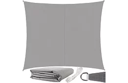 Stínící sluneční plachta 3 × 2 m – Šedá