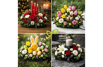 Aranžovací hmota Florex 20 kusů – 23 × 11 × 8 cm