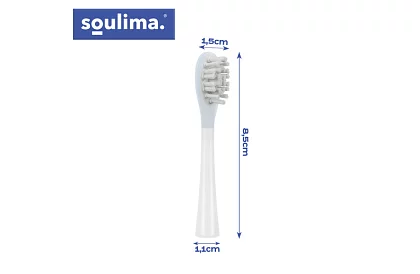 2 náhradní hlavice pro elektrický zubní kartáček X800 – bílé