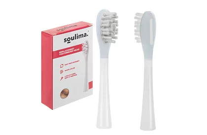 2 náhradní hlavice pro elektrický zubní kartáček X800 – bílé