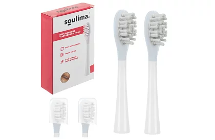 2 náhradní hlavice pro elektrický zubní kartáček X800 – bílé