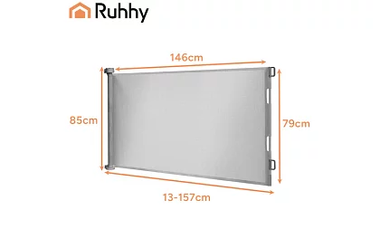 Bezpečnostní rolovací zábrana – max. 157 cm