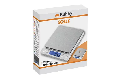 Přesná LCD elektronická kuchyňská váha 500 g / 0,01 g