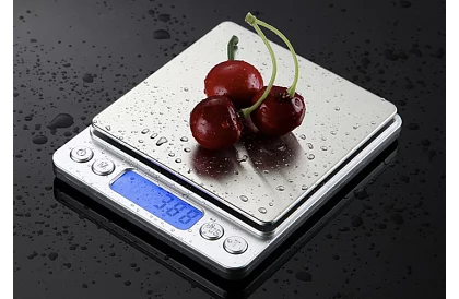 Přesná LCD elektronická kuchyňská váha 500 g / 0,01 g