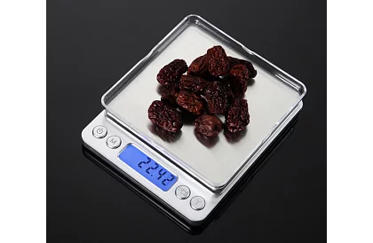 Přesná LCD elektronická kuchyňská váha 500 g / 0,01 g