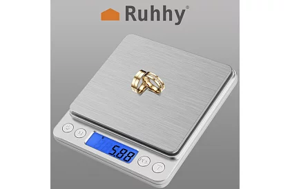 Přesná LCD elektronická kuchyňská váha 500 g / 0,01 g