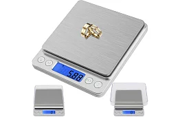 Přesná LCD elektronická kuchyňská váha 500 g / 0,01 g