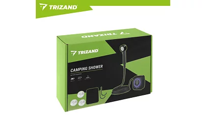 Kempingová sprcha s LCD a pumpou 8000 mAh – dobíjecí