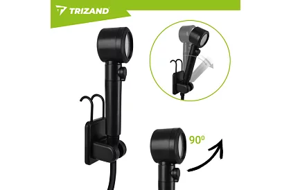 Kempingová sprcha s LCD a pumpou 8000 mAh – dobíjecí