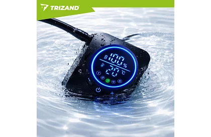 Kempingová sprcha s LCD a pumpou 8000 mAh – dobíjecí