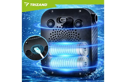 Kempingová sprcha s LCD a pumpou 8000 mAh – dobíjecí