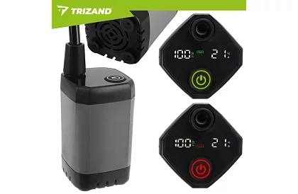 Kempingová sprcha s LCD a pumpou 6000 mAh – dobíjecí