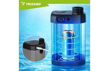 Kempingová sprcha s LCD a pumpou 6000 mAh – dobíjecí