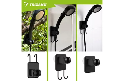 Kempingová sprcha s LCD a pumpou 6000 mAh – dobíjecí