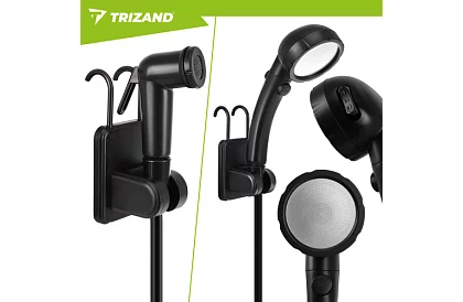 Kempingová sprcha s LCD a pumpou 6000 mAh – dobíjecí