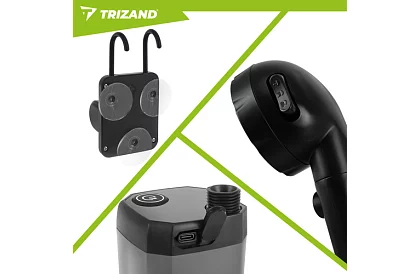 Kempingová sprcha s LCD a pumpou 6000 mAh – dobíjecí