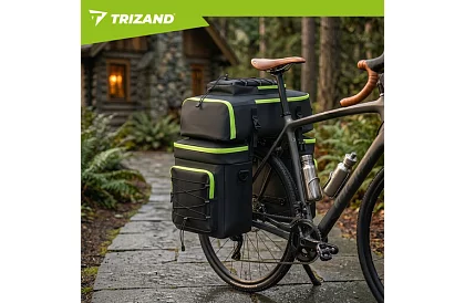 Brašna na kolo, batoh 3v1 – na nosič kola - 65 l