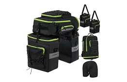 Brašna na kolo, batoh 3v1 – na nosič kola - 65 l