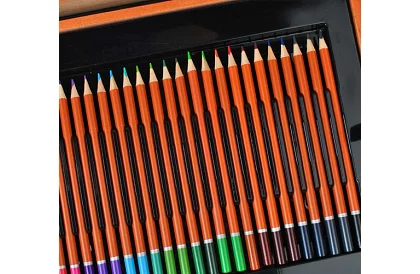 Výtvarná sada na malování v dřevěném pouzdře – 177 kusů