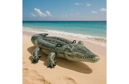 Nafukovací lehátko krokodýl 170 x 86 cm – I57551