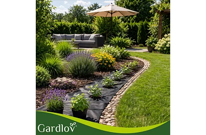 UV agrotextilie proti plevelu 1,6x20 m, 50 g/m2, černá