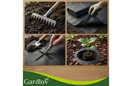 UV agrotextilie proti plevelu 1,6x20 m, 50 g/m2, černá