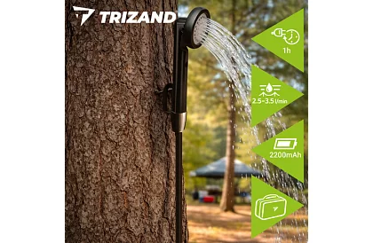 Kempingová sprcha s pumpou 2200 mAh – dobíjecí