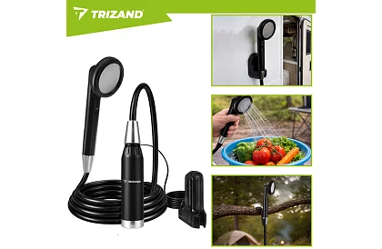 Kempingová sprcha s pumpou 2200 mAh – dobíjecí