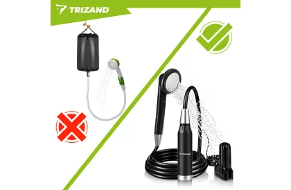 Kempingová sprcha s pumpou 2200 mAh – dobíjecí